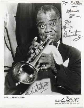 Armstrong, Louis. (1901–1971) Signed Photograph