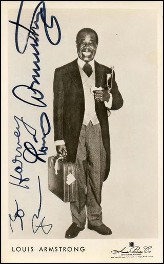 Armstrong, Louis. (1901–1971) Signed Photograph