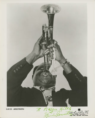 Armstrong, Louis. (1901–1971) Signed Photograph