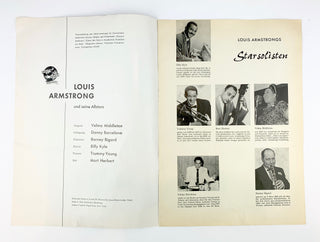 Armstrong, Louis. (1901–1971) Signed German Program