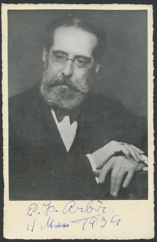 Arbós, Enrique Fernández. (1863–1939) Signed Photograph