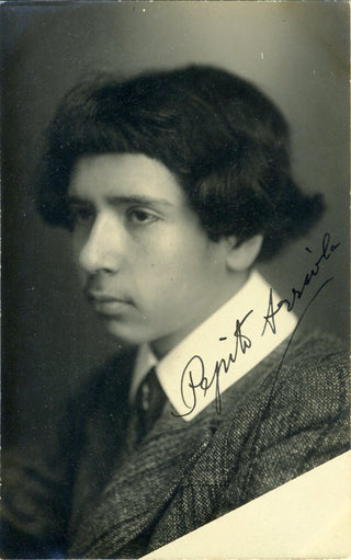 Arriola, Pepito. (1896-1954) Signed Postcard