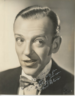 Astaire, Fred. (1899–1987) Signed Photograph with "Sincere good smiles for the Holiday Season"