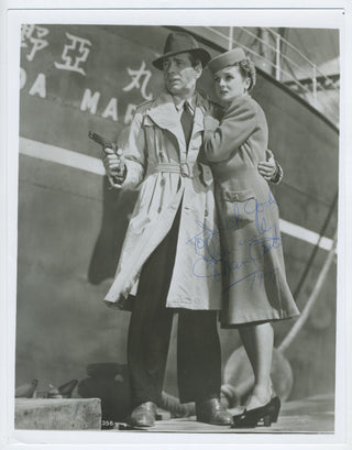 Astor, Mary. (1906–1987) [Bogart, Humphrey. (1899-1957)] Signed Photograph in the Maltese Falcon