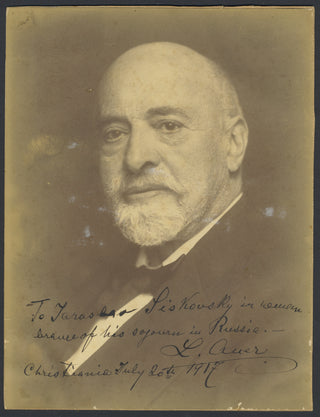 Auer, Leopold. (1845–1930) Signed Photograph