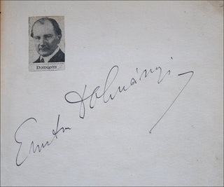 [Various] Dohnanyi, Harty, Wood, Szigeti, Sandler, Coates etc. Autograph Album