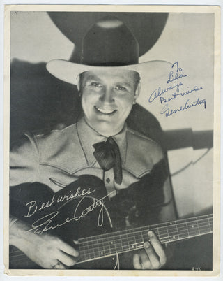 Autry, Gene. (1907 - 1998) Signed Photograph