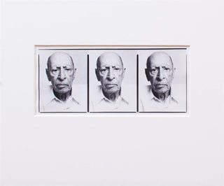 Stravinsky, Igor. (1882–1971) [Avedon, Richard. (1923–2004), AFTER]  Igor Stravinsky, composer, New York [triptych]