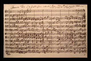 Bach, J.S. (1685-1750) Brandenburgische Konzerte. Faksimile des Autographen. Faksimileausgabe nach dem Autograph Staatsbibliothek zu Berlin – Preußische Kulturbesitz, Musikabteilung, Am.B.78 [Brandenburg Concerti, BWV 1046-1051]