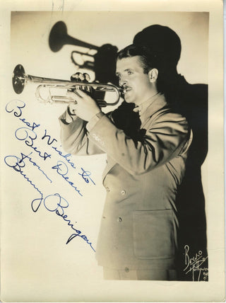 Berigan, Bunny. (1908 - 1942) Signed Photograph