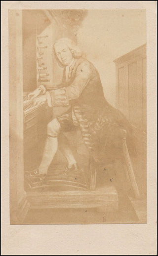 Bach, J.S. (1685-1750) Original CDV Portrait