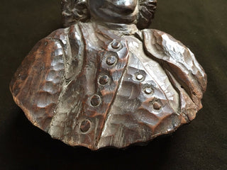 [Bach, Johann Sebastian. (1685-1750)] Carved Bust Portrait