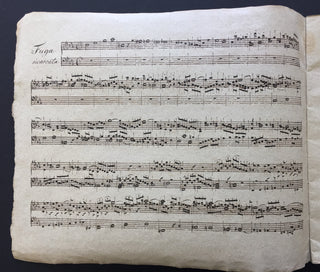 [Bach, Johann Sebastian. (1685-1750)] Gebser, Johann Ernst.  Five Early Copyist Manuscripts of Keyboard Works