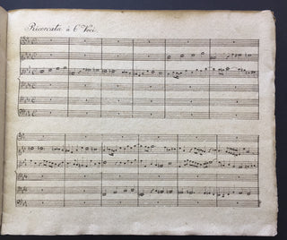 [Bach, Johann Sebastian. (1685-1750)] Gebser, Johann Ernst.  Five Early Copyist Manuscripts of Keyboard Works