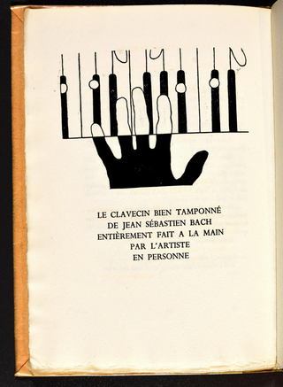 [Bach, Johann Sebastian. (1685–1750)] Mesens, E. L. T. (1903–1971) "Troisième front: poèmes de guerre, suivi de Pièces détachées" ["Third Front & Detached Pieces"] - SIGNED