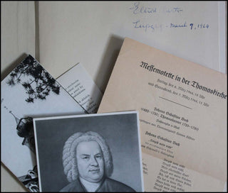 Bach, Johann Sebastian. (1685–1750) [Carter, Elliot. (1908–2012)] DAS WOHLTEMPERIRTE CLAVIER - Facsimile, from the collection of Elliot Carter