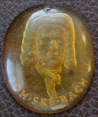 Bach, J.S. (1685-1750) Unusual Glass Portrait