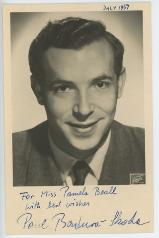 Badura-Skoda, Paul. (1927–2019) Signed Photograph