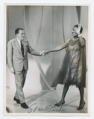 Bailey, Pearl. (1918–1990) [Sullivan, Ed. (1901–1974)] Signed Photograph with Ed Sullivan