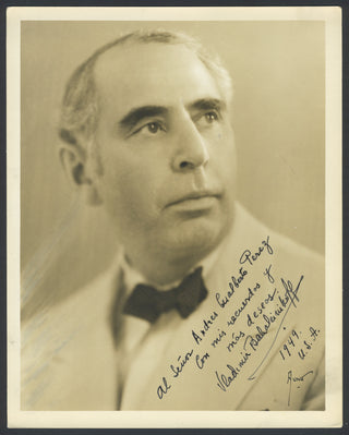 Bakaleinikov, Vladimir. (1885–1953) Signed Photograph