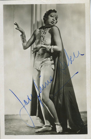 Baker, Josephine. (1906–1975) Signed Photograph