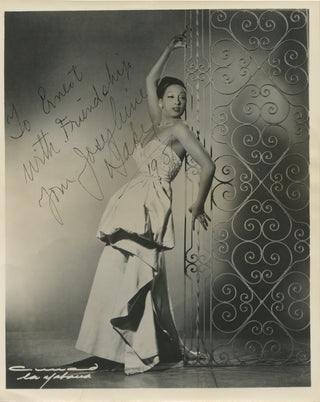 Baker, Josephine. (1906–1975) Signed Photograph