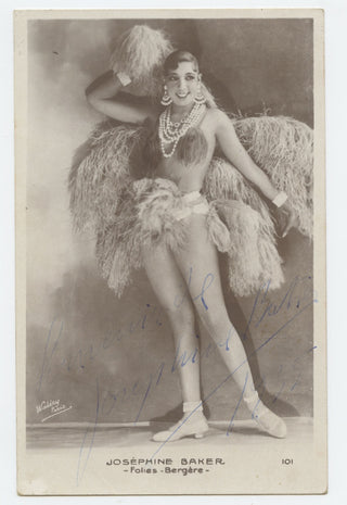 Baker, Josephine. (1906–1975) Signed Photograph