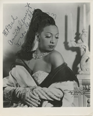 Baker, Josephine. (1906–1975) Signed Photograph