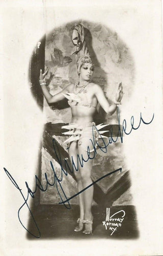 Baker, Josephine. (1906–1975) Signed Ziegfeld Follies Photograph in Tusk Bikini