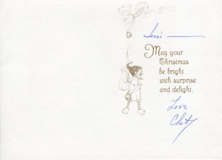 Baker, Chet. (1929 - 1988) Autograph Christmas Card