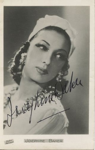 Baker, Josephine. (1906–1975) Signed Photograph