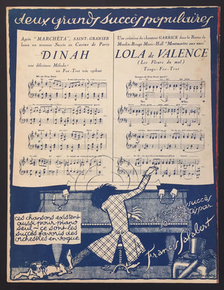 Baker, Josephine. (1906–1975) The Original Charleston.  Musique de Cecil Mack et Jimmy Johnson dansé par Joséphine Baker dans l'Hyper-Revue des Folies Bergère "La Folie du Jour" ...