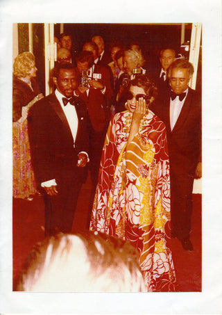 Baker, Josephine. (1906–1975) Gown and Cape worn by Baker to the Cannes Film Festival