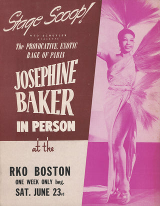 [Baker, Josephine. (1906–1975)] "The Provocative, Exotic Rage of Paris" - Original Program