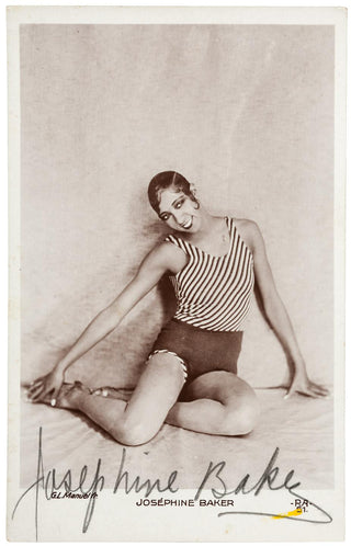 Baker, Josephine. (1906–1975) Signed Photograph