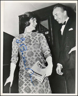 [Dance] Balanchine, George. (1904–1983) Signed Photograph with Jackie Kennedy