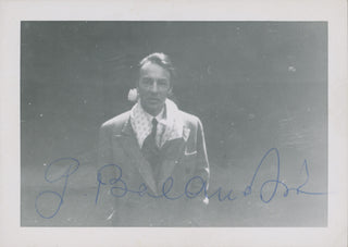 Balanchine, George. (1904–1983) Signed Candid Photograph