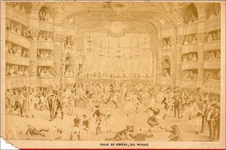 [Opera & Theatre] "Sal de l'Opera Bal Masque" Cabinet Card