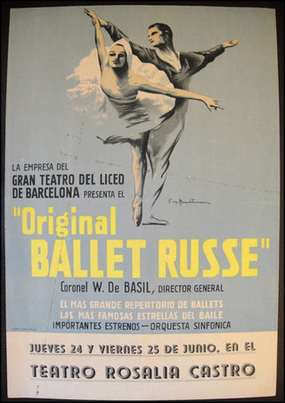 [Ballets Russes] Original 1948 Poster