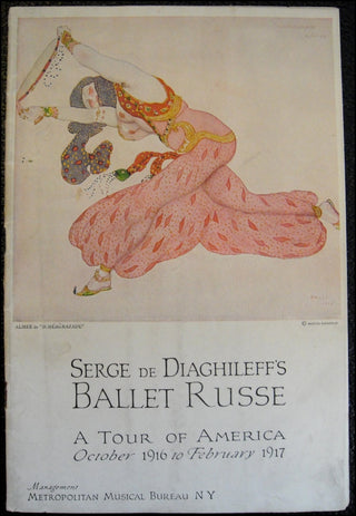 [Ballets Russes] Original 1916 Tour Program