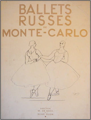 [Ballet Russe de Monte Carlo]  1933 Program with Cover by Derain.