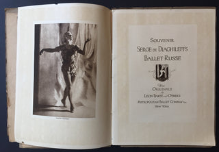 [Ballets Russes] Souvenir Serge De Diaghileff's BALLET RUSSE - Original 1916 Tour Program