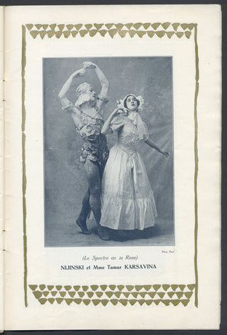 [Ballets Russes] [Nijinsky, Waslaw. (1889-1950)] [Diaghilev, Sergei. (1872-1929)] Original 1913 Ballets Russes Program