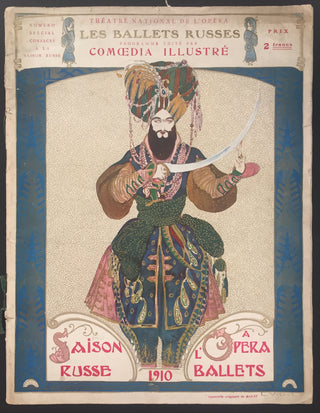 [Ballets Russes] Comœdia Illustré No17: La Saison Russe a l'Opéra - June 1910 Special Issue