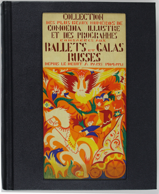 [Ballets Russes] [de Brunoff, Maurice. & de Brunoff, Jacques] DIAGHILEV, APOLLINAIRE, COCTEU, BAKST, etc. [THE GREATEST REVOLUTION IN THE HISTORY OF THEATRE AND BALLET]  Collection des plus beaux numéros de Comoedia Illustré et des programmes consacrés au