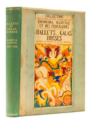 [Ballets Russes] [de Brunoff, Maurice. & de Brunoff, Jacques] DIAGHILEV, APOLLINAIRE, COCTEU, BAKST, etc. [THE GREATEST REVOLUTION IN THE HISTORY OF THEATRE AND BALLET]  Collection des plus beaux numéros de Comoedia Illustré et des programmes consacrés au