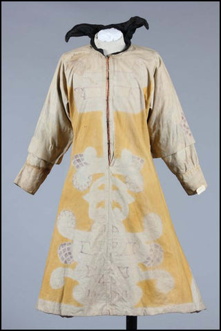 [Dance] [Ballets Russes] [Firebird] [Stravinsky, Igor. (1882–1971)] [Goncharova, Natalia Sergeevna. (1881–1962)] Original Hand-Painted Robe from the 1926 Ballets Russes "L'Oiseau de Feu."