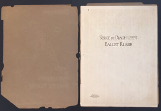 [Ballets Russes] Souvenir Serge De Diaghileff's BALLET RUSSE - Original 1916 Tour Program