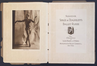 [Ballets Russes] Souvenir Serge De Diaghileff's BALLET RUSSE - Original 1916 Tour Program