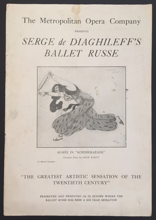 [Ballets Russes] Original 1916 United States Tour Prospectus